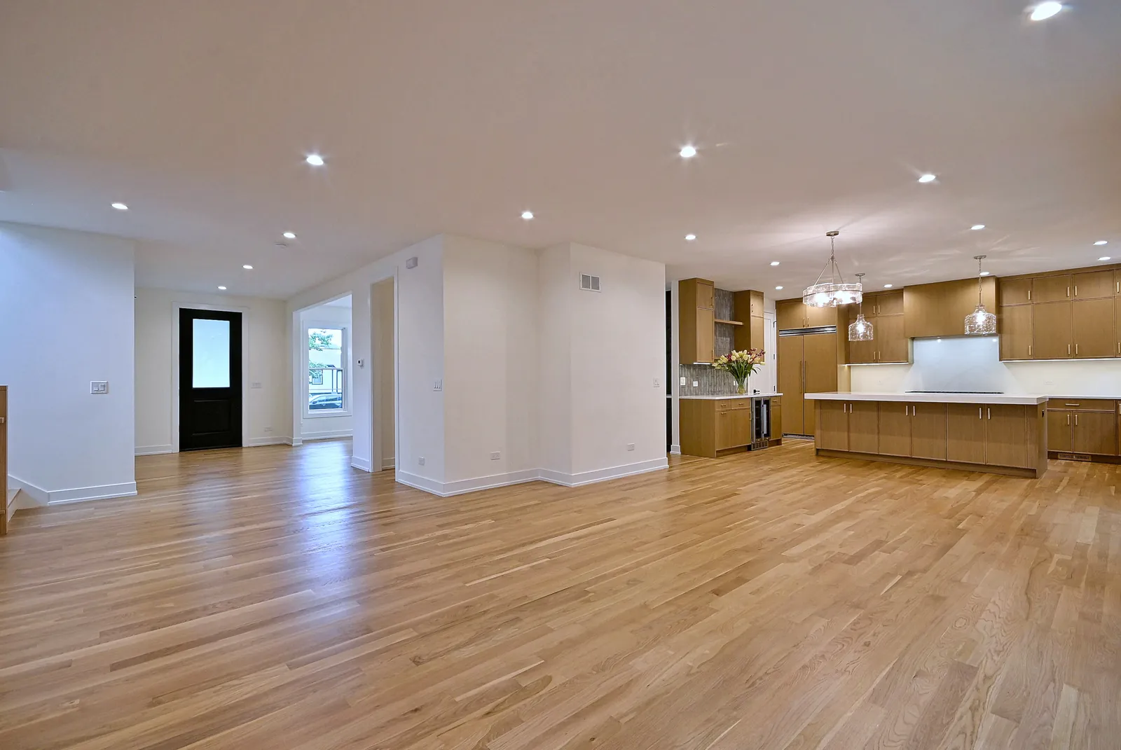 Open living and dining